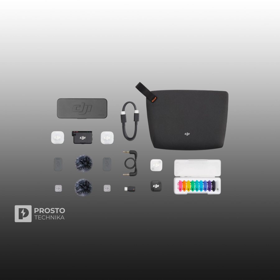 Беспроводной микрофон DJI Mic Mini 2 (2 TX + 1 RX + Charging Case)